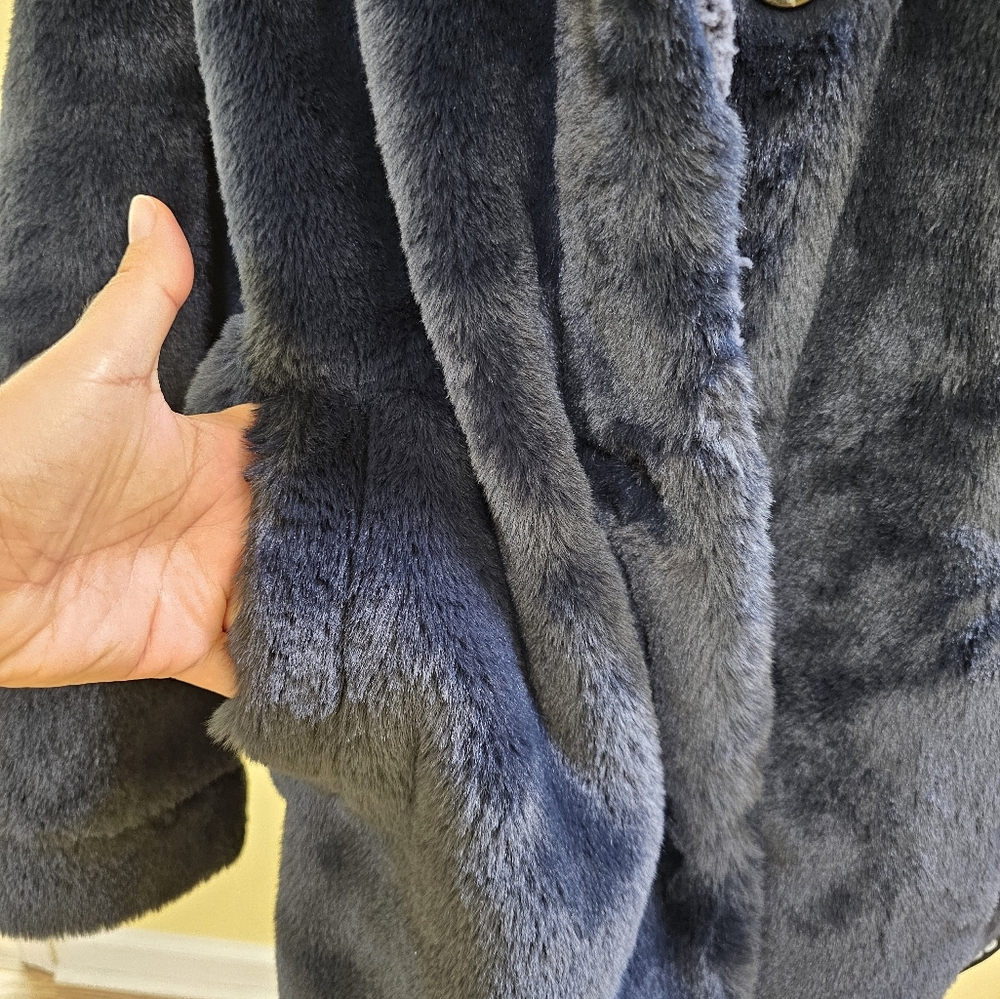 NWOT UGG Nori Oversized Coat- Faux Fur - Picture 7 of 17